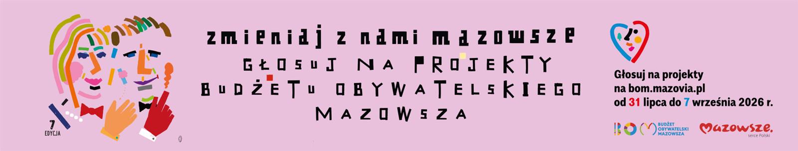 Budżet Obywatelski Mazowsza - głosowanie na projekty w 7 edycji